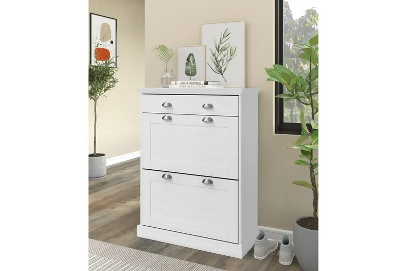 Motala Skoskab 80x105 cm - Hvid - Opbevaring - Skoopbevaring - Skoskab