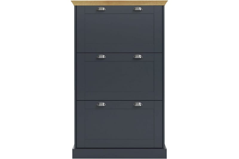 Motala Skoskab 80x132 cm - Grå - Opbevaring - Skoopbevaring