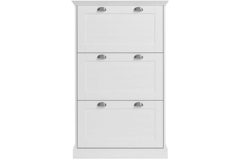 Motala Skoskab 80x132 cm - Hvid - Opbevaring - Skoopbevaring