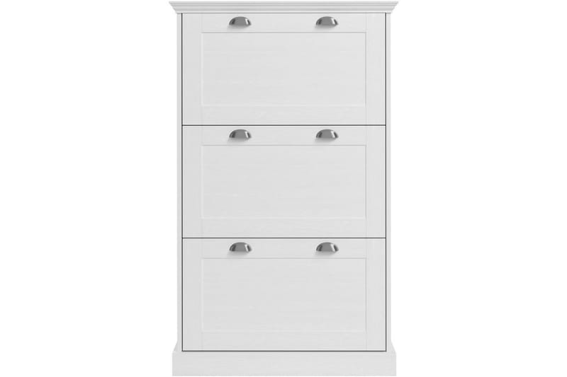 Motala Skoskab 80x132 cm - Hvid - Opbevaring - Skoopbevaring - Skoskab