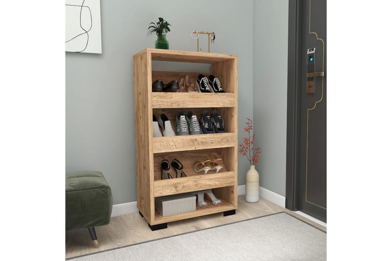Nasem Skoskab 45 cm - Brun - Opbevaring - Skoopbevaring - Skoskab