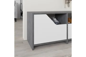 Nexus Skoskab 105 cm - Grå/Hvid - Opbevaring - Skoopbevaring