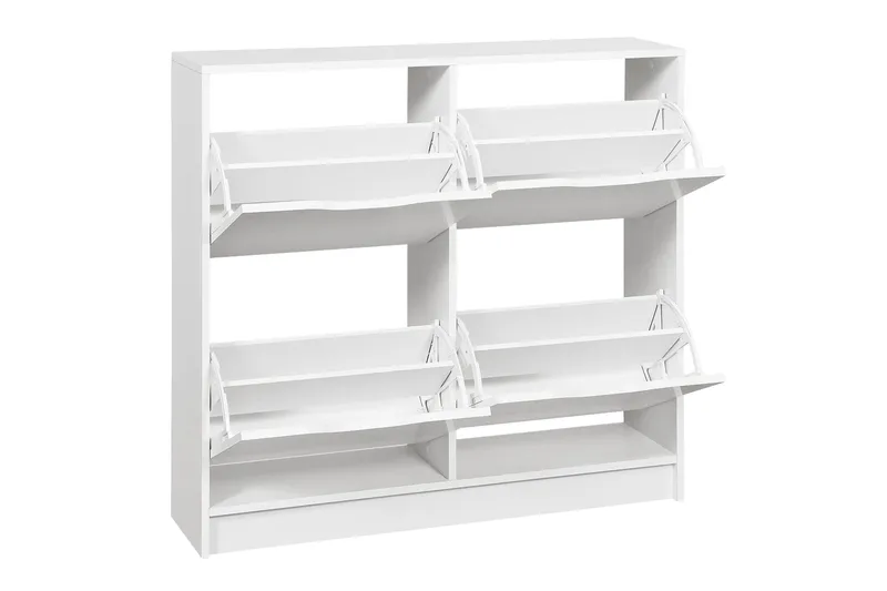 Novalis Skoskab 100 cm - Hvid - Opbevaring - Skoopbevaring - Skoskab