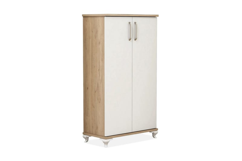 Plomer Skoskab 72 cm - Valnød/Hvid - Opbevaring - Skoopbevaring - Skoskab