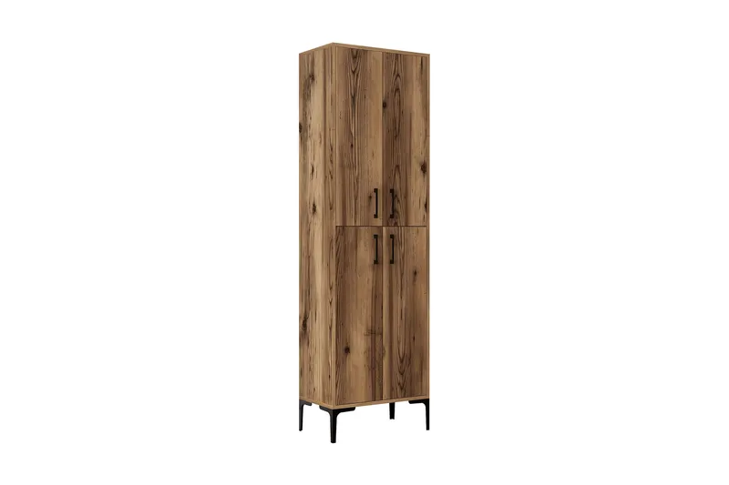Retzow Skoskab 60x35 cm - Mørkebrun - Opbevaring - Skoopbevaring