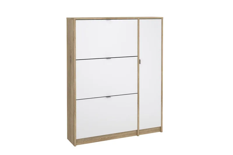 Rivornis Skoskab 98,8 cm - Natur - Opbevaring - Skoopbevaring - Skoskab