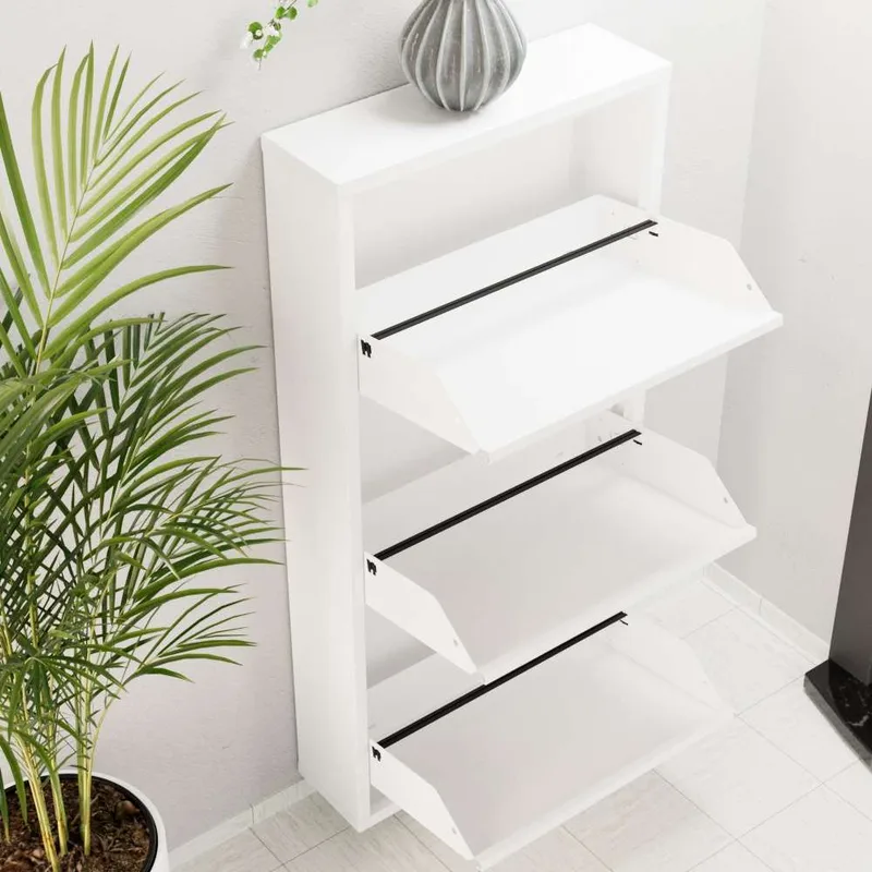 Rylanis skoskab 50x103 cm - Hvid - Opbevaring - Skoopbevaring