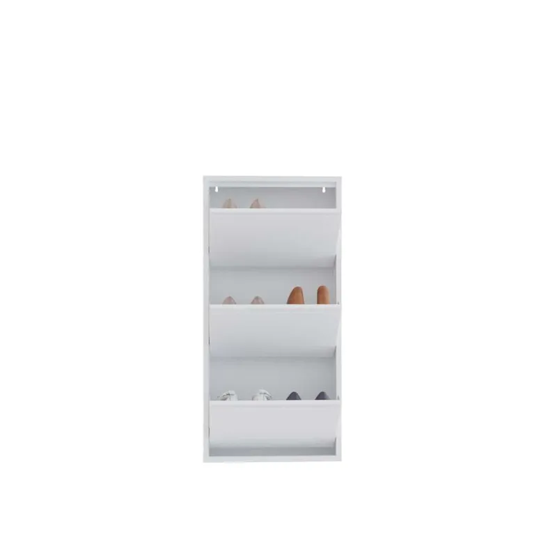 Rylanis skoskab 50x103 cm - Hvid - Opbevaring - Skoopbevaring