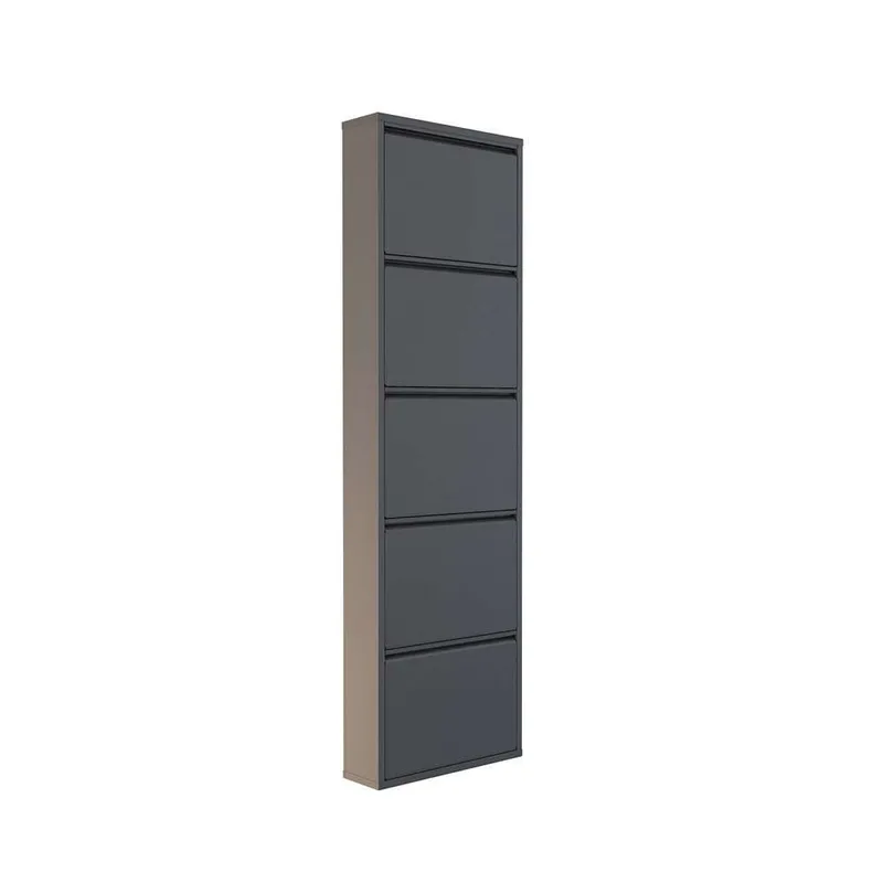 Rylanis skoskab 50x169 cm - Antracit - Opbevaring - Skoopbevaring
