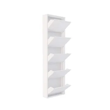 Rylanis skoskab 50x169 cm - Hvid - Opbevaring - Skoopbevaring