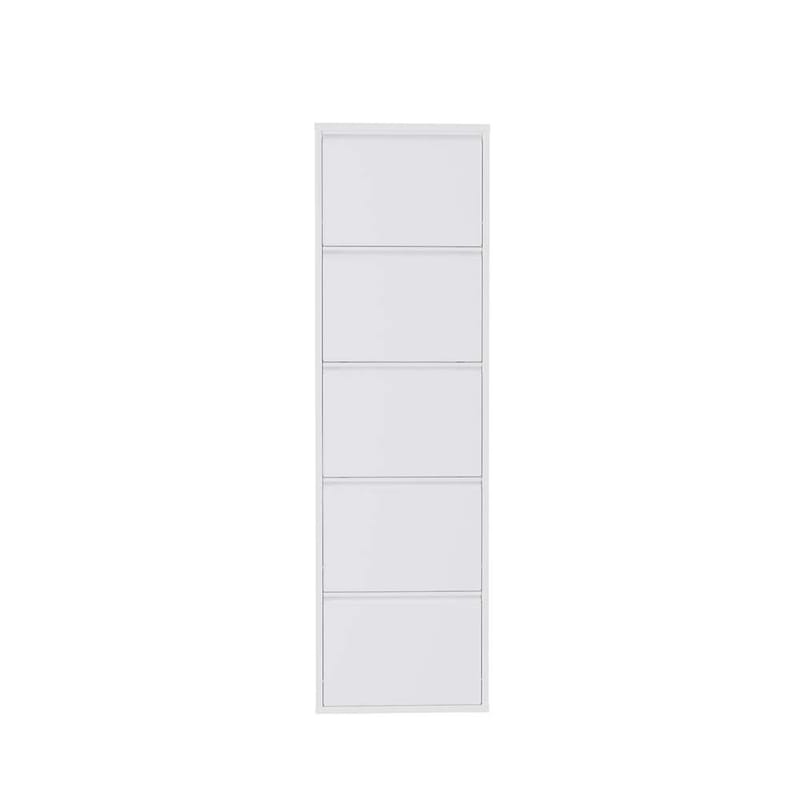 Rylanis skoskab 50x169 cm - Hvid - Opbevaring - Skoopbevaring