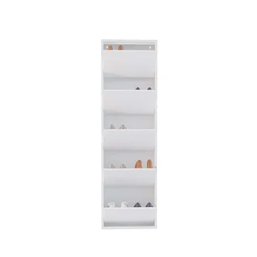 Rylanis skoskab 50x169 cm - Hvid - Opbevaring - Skoopbevaring