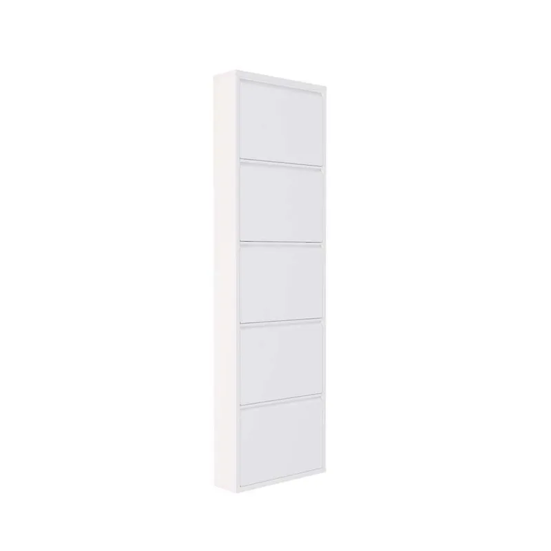 Rylanis skoskab 50x169 cm - Hvid - Opbevaring - Skoopbevaring - Skoskab