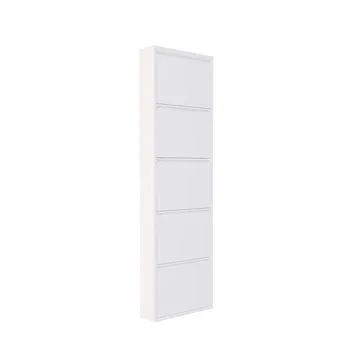 Rylanis skoskab 50x169 cm - Hvid - Opbevaring - Skoopbevaring