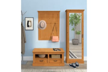 Selma Skoskab 60x180 cm - Natur - Opbevaring - Skoopbevaring