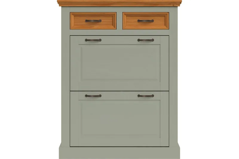 Selma Skoskab 90x115 cm - Grøn - Opbevaring - Skoopbevaring - Skoskab