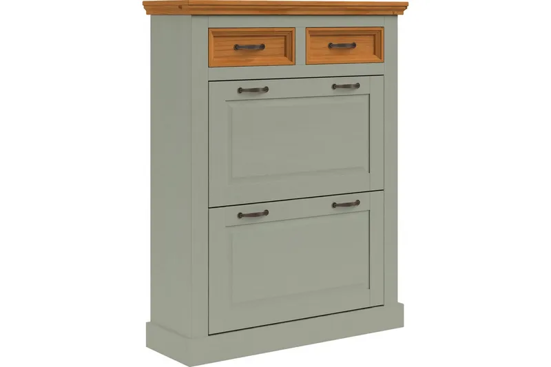 Selma Skoskab 90x115 cm - Grøn - Opbevaring - Skoopbevaring - Skoskab