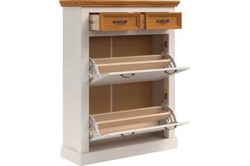 Selma Skoskab 90x115 cm - Hvid - Opbevaring - Skoopbevaring