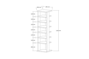 Seynor Skoskab 29,6 cm - Valnød - Opbevaring - Skoopbevaring