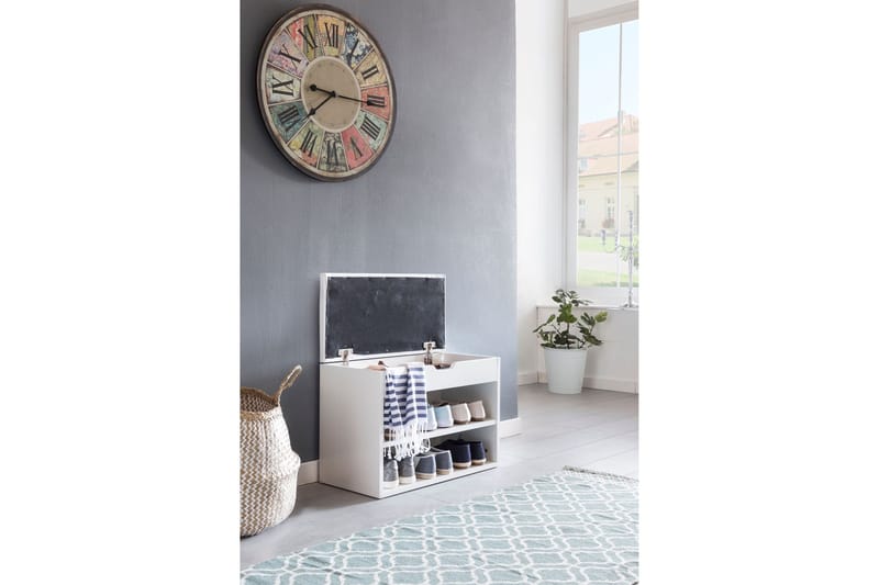 Shiheem skoholder 60x30 cm - Hvid - Opbevaring - Skoopbevaring