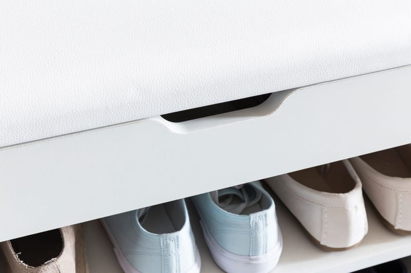 Shiheem skoholder 60x30 cm - Hvid - Opbevaring - Skoopbevaring