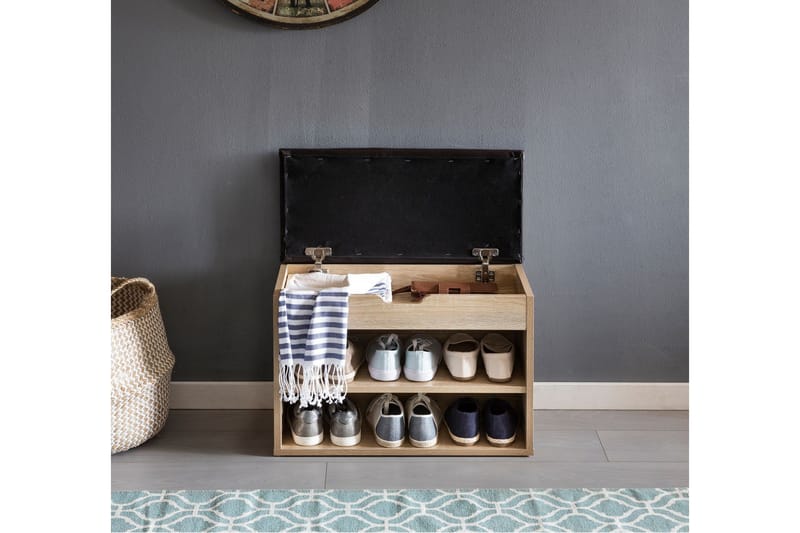 Shiheem skoholder 60x30 cm - Træ / natur - Opbevaring - Skoopbevaring - Skoskab