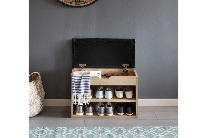 Shiheem skoholder 60x30 cm - Træ / natur - Opbevaring - Skoopbevaring - Skoskab