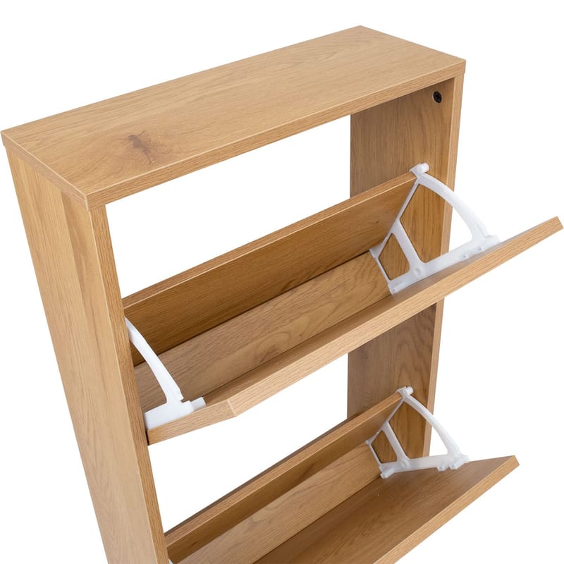 Shoe Cabinet HOME4YOU - brun - Opbevaring - Skoopbevaring - Skoskab