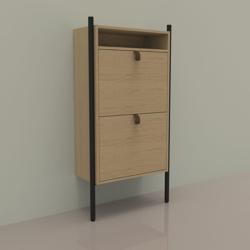 Shoe Cabinet HOME4YOU - brun - Opbevaring - Skoopbevaring - Skoskab