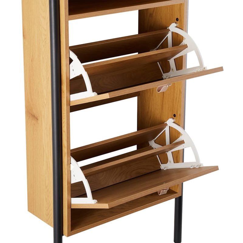 Shoe Cabinet HOME4YOU - brun - Opbevaring - Skoopbevaring - Skoskab