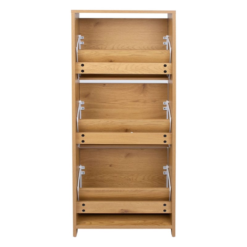 Shoe Cabinet HOME4YOU - brun - Opbevaring - Skoopbevaring - Skoskab