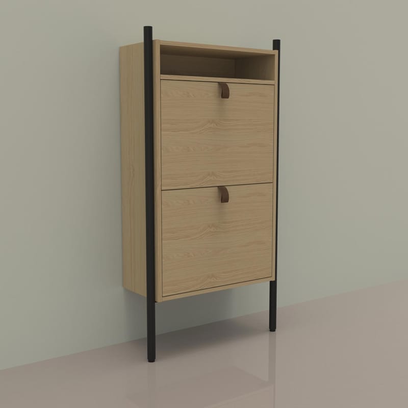 Shoe Cabinet HOME4YOU - brun - Opbevaring - Skoopbevaring - Skoskab