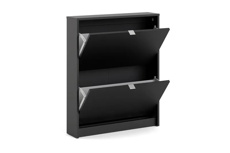 Shoey Skoskab 2 Fack - Sort - Opbevaring - Skoopbevaring - Skoskab