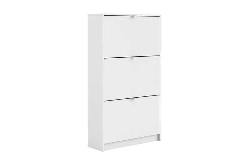 Shoey Skoskab 3 Fack - Hvid - Opbevaring - Skoopbevaring - Skoskab