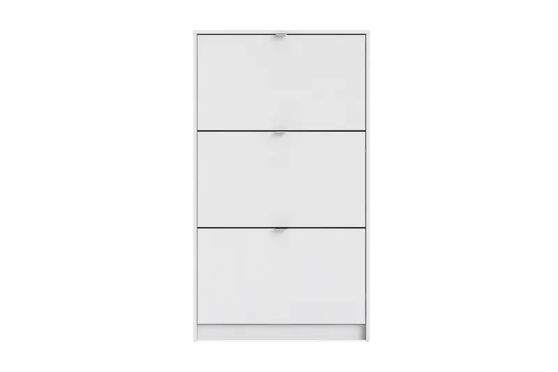 Shoey Skoskab 3 Fack, Hvid