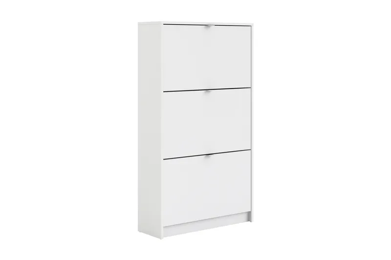 Shoey Skoskab 3 Fack - Hvid - Opbevaring - Skoopbevaring - Skoskab