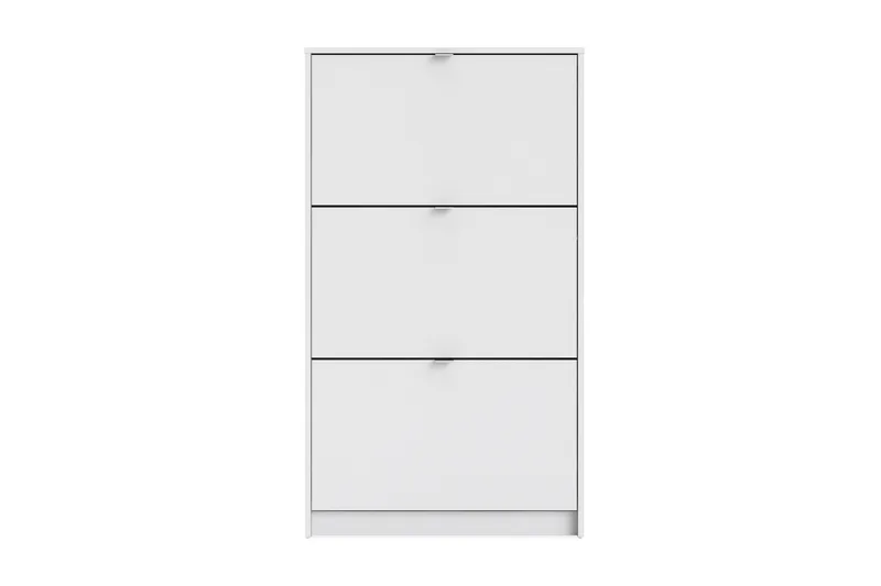 Shoey Skoskab 3 Fack, Hvid