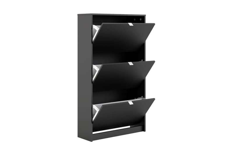 Shoey Skoskab 3 Fack - Sort - Opbevaring - Skoopbevaring - Skoskab