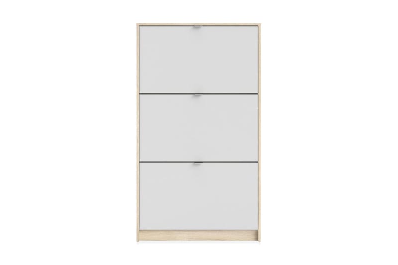 Shoey Skoskab 3 Fack - Træ/Natur/Hvid - Opbevaring - Skoopbevaring - Skoskab