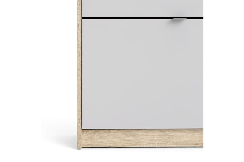 Shoey Skoskab 3 Fack - Træ/Natur/Hvid - Opbevaring - Skoopbevaring - Skoskab