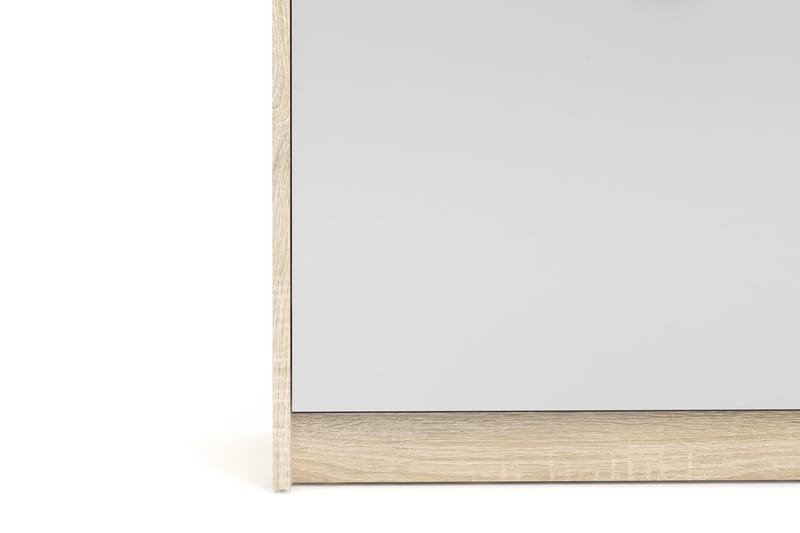 Shoey Skoskab 4 Fack - Træ/Natur/Hvid - Opbevaring - Skoopbevaring - Skoskab