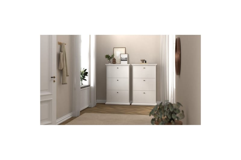 Shoiba Skoskab 78 cm - Hvid - Opbevaring - Skoopbevaring - Skoskab