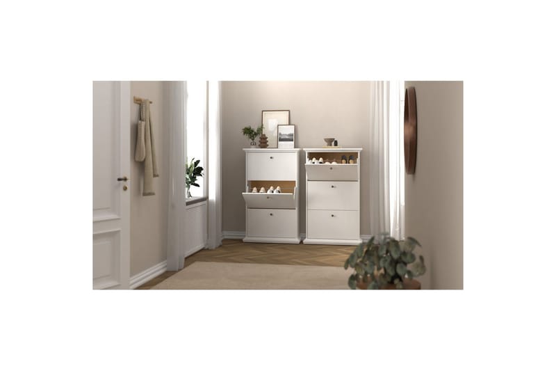 Shoiba Skoskab 78 cm - Hvid - Opbevaring - Skoopbevaring - Skoskab