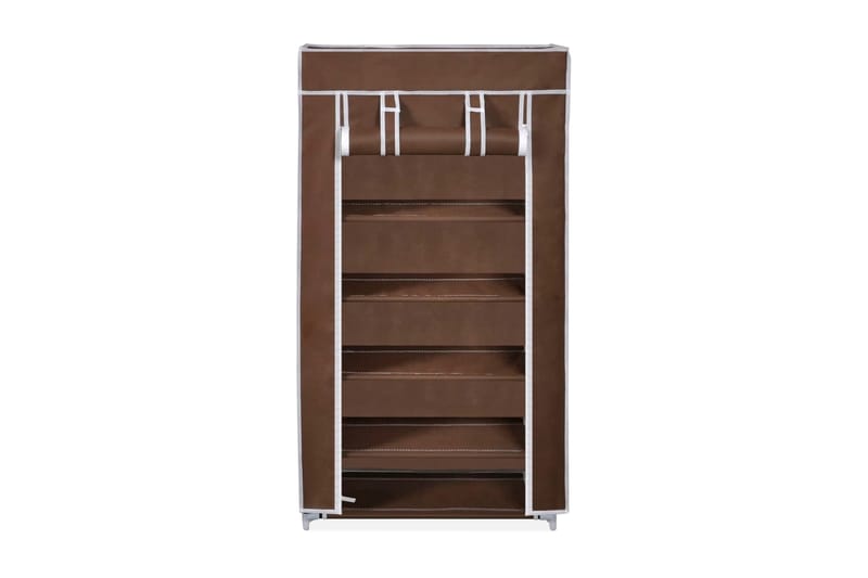 Sko Brun Belægning 58X28X106 Cm - Brun - Opbevaring - Skoopbevaring - Skoskab