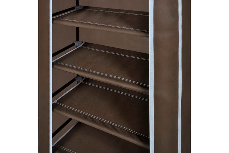 Sko Brun Belægning 58X28X106 Cm - Brun - Opbevaring - Skoopbevaring - Skoskab