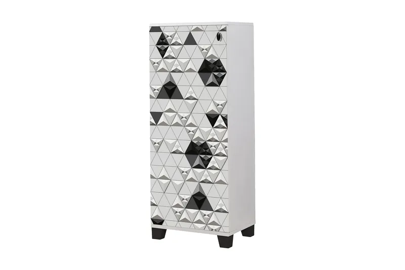 Skoförvaring Vit|Svart - Opbevaring - Skoopbevaring - Skoskab