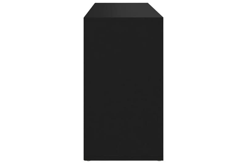 skoreol 103x30x54,5 cm spånplade sort - Sort - Skoskab - Entréopbevaring - Skoopbevaring