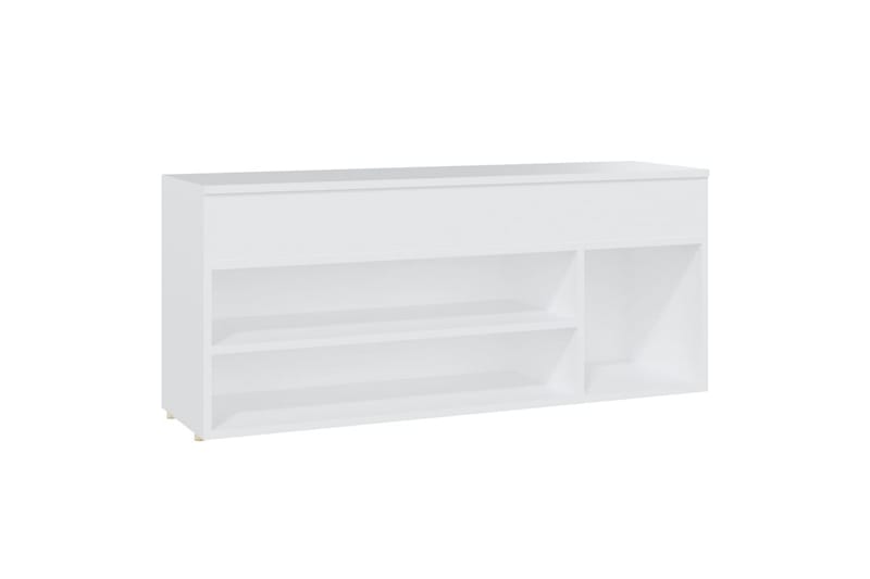skoreol 105x30x45 cm spånplade hvid - Hvid - Opbevaring - Skoopbevaring - Skoskab