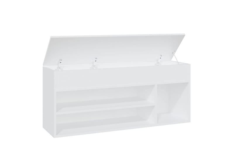 skoreol 105x30x45 cm spånplade hvid - Hvid - Opbevaring - Skoopbevaring - Skoskab