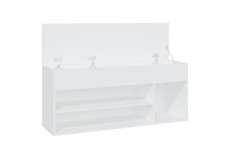 skoreol 105x30x45 cm spånplade hvid - Hvid - Opbevaring - Skoopbevaring - Skoskab